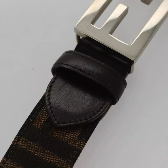 FENDI Zucca Canvas Belt 32.3\